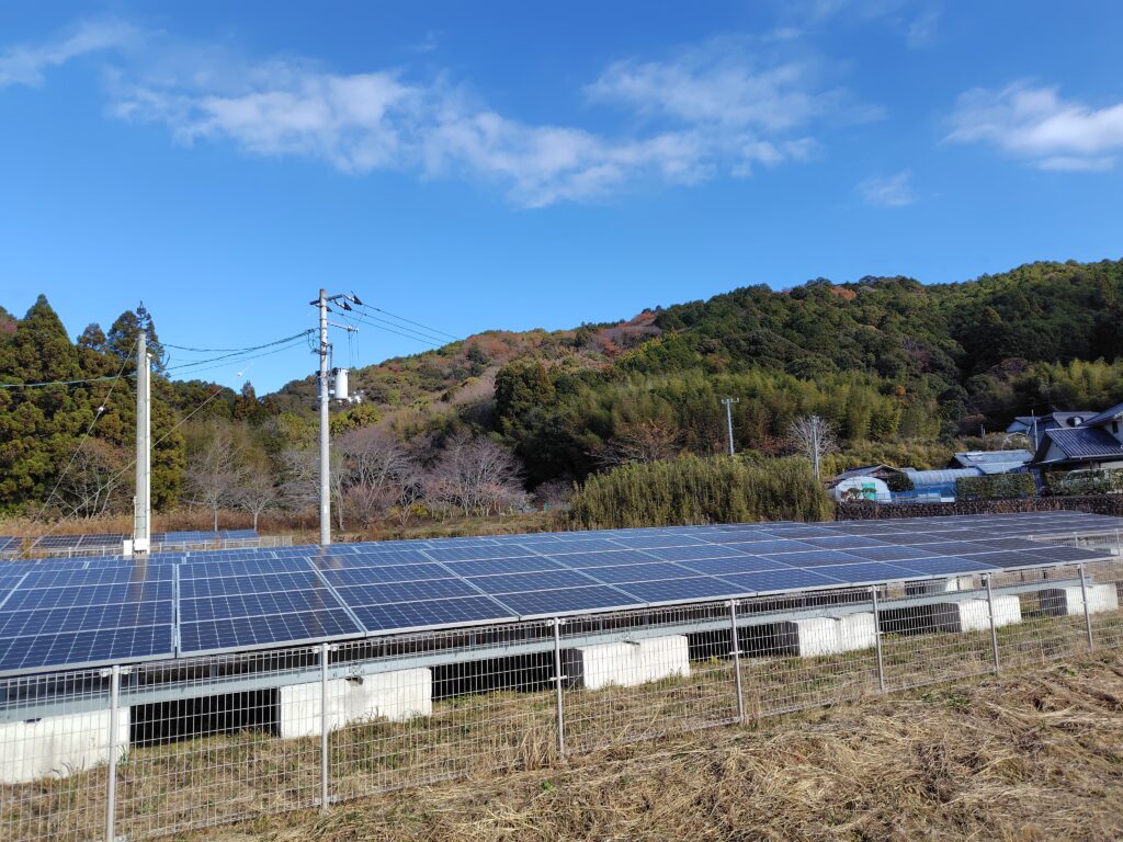 農地転用で太陽光発電施設が設置された土地