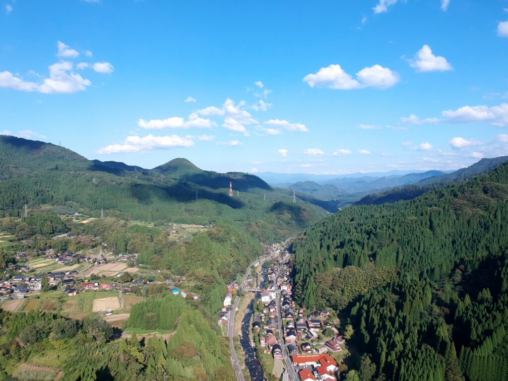 山林の場所が分からない