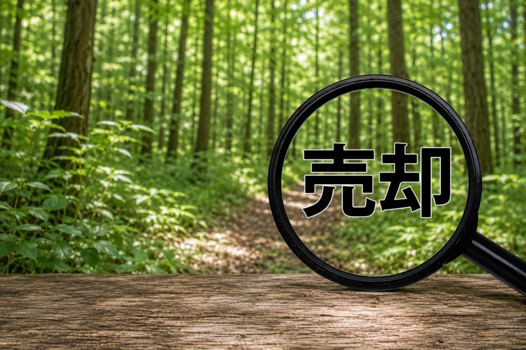山林や土地の売却に関する情報をイメージしたアイキャッチ画像